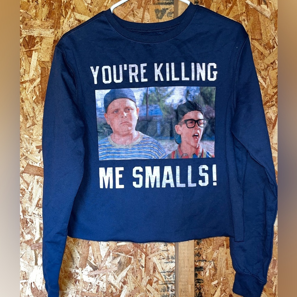 Navy Graphic Tee with Iconic Movie Quote